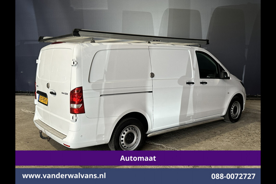 Mercedes-Benz Vito 114 CDI 136pk 9G-Tronic Automaat L2H1 Euro6 Airco | Camera | Navigatie | Imperiaal | 2500kg Trekhaak | Cruisecontrol Apple Carplay, Android Auto, Parkeersensoren, Sidebars