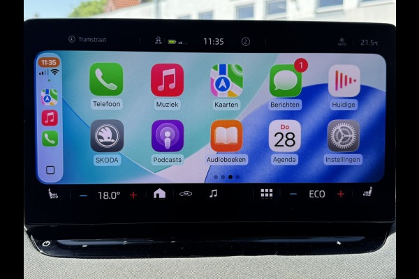 Škoda ENYAQ iV 80 Limited Edition Camera Carplay Navi Stoel en Stuurverwarming Climate Control achter