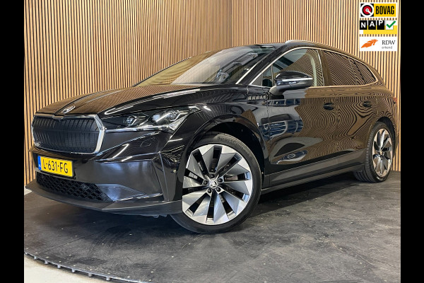 Škoda ENYAQ iV 80|90% SOH|GROTE ACCU|ACC|LEDER|ELEK.INTERIEUR+TREKHAAK|STUUR+STOELVERWARMING V+A|CAMERA|CARPLAY|NL|NAP|1 EIGENAAR|