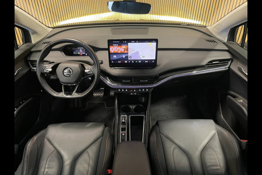 Škoda ENYAQ iV 80|90% SOH|GROTE ACCU|ACC|LEDER|ELEK.INTERIEUR+TREKHAAK|STUUR+STOELVERWARMING V+A|CAMERA|CARPLAY|NL|NAP|1 EIGENAAR|