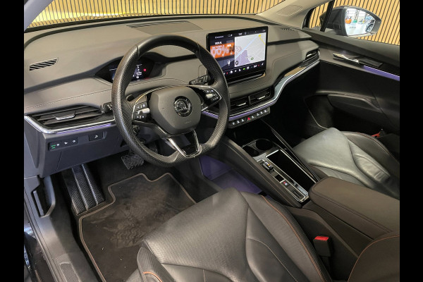 Škoda ENYAQ iV 80|90% SOH|GROTE ACCU|ACC|LEDER|ELEK.INTERIEUR+TREKHAAK|STUUR+STOELVERWARMING V+A|CAMERA|CARPLAY|NL|NAP|1 EIGENAAR|
