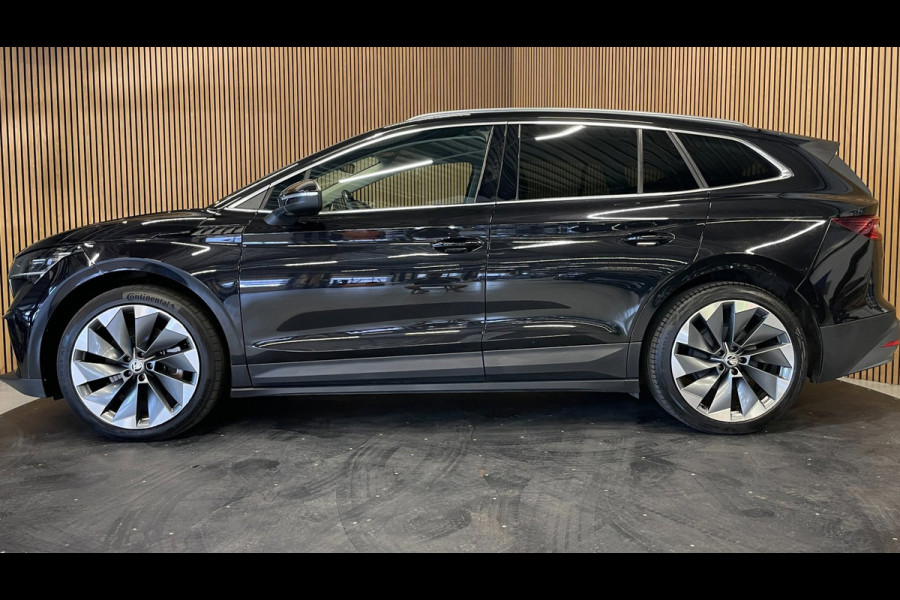 Škoda ENYAQ iV 80|90% SOH|GROTE ACCU|ACC|LEDER|ELEK.INTERIEUR+TREKHAAK|STUUR+STOELVERWARMING V+A|CAMERA|CARPLAY|NL|NAP|1 EIGENAAR|