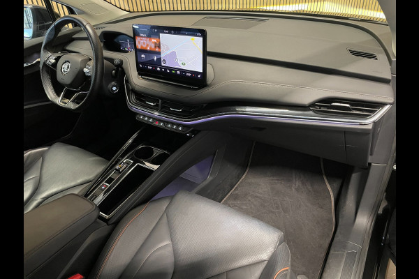 Škoda ENYAQ iV 80|90% SOH|GROTE ACCU|ACC|LEDER|ELEK.INTERIEUR+TREKHAAK|STUUR+STOELVERWARMING V+A|CAMERA|CARPLAY|NL|NAP|1 EIGENAAR|
