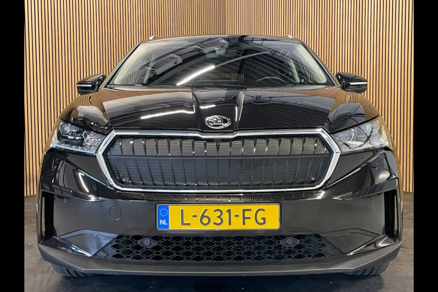 Škoda ENYAQ iV 80|90% SOH|GROTE ACCU|ACC|LEDER|ELEK.INTERIEUR+TREKHAAK|STUUR+STOELVERWARMING V+A|CAMERA|CARPLAY|NL|NAP|1 EIGENAAR|