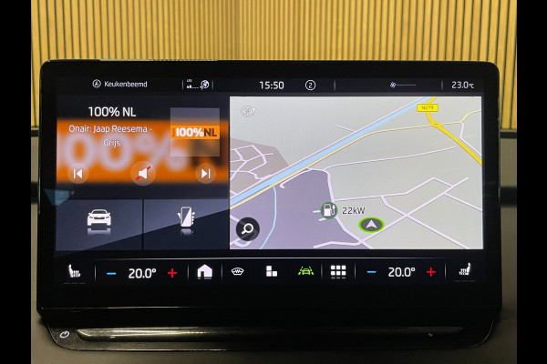 Škoda ENYAQ iV 80|90% SOH|GROTE ACCU|ACC|LEDER|ELEK.INTERIEUR+TREKHAAK|STUUR+STOELVERWARMING V+A|CAMERA|CARPLAY|NL|NAP|1 EIGENAAR|