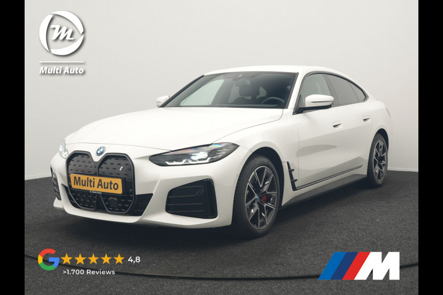 BMW i4 eDrive35 M Sport PRO 70 kWh 286pk Dealer O.H | Trekhaak Af Fabriek | Adaptive Cruise | 360 Camera | Adaptive Onderstel |  Alcantara Sportstoelen Verwarmd | Widescreen Navi | Apple Carplay | Virtual | DAB | 18" L.M |