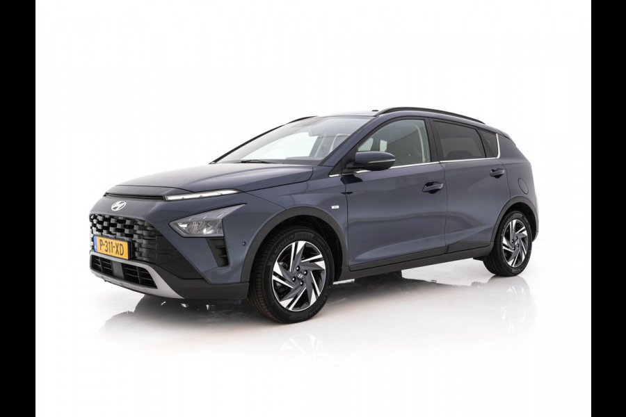 Hyundai Bayon 1.0 T-GDI Premium Sky MHEV (INCL-BTW) *PANO | ADAPTIVE-CRUISE | FULL-LED | BOSE-SOUND | BLINDSPOT | DIGI-COCKPIT | HEATED-SPORTSEATS | CAMERA | DAB | KEYLESS | PRIVACYGLASS | TOWBAR | 16''ALU*