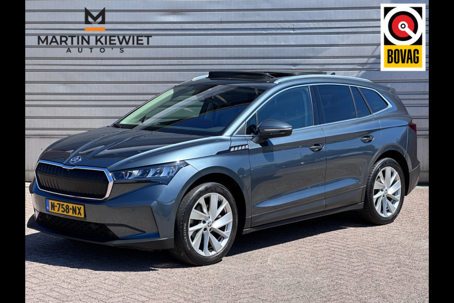 Škoda ENYAQ iV 60|SOH 90%|Warmtepomp|Trekhaak|Panoramadak|ACC|Camera