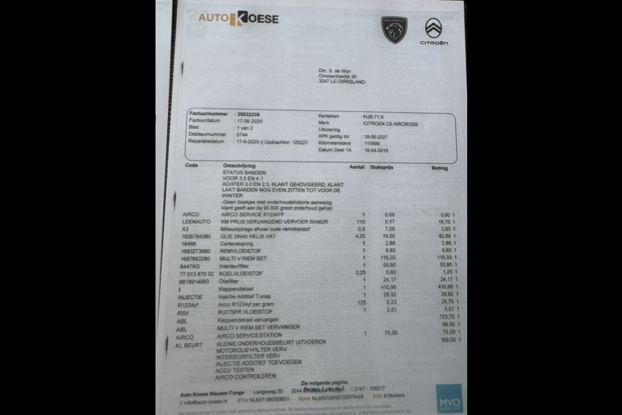 Citroën C5 Aircross 1.6 Shine - Automaat - Massage- Trekhaak
