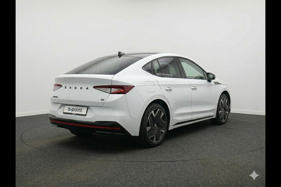 Škoda ENYAQ Coupé iV 80 RS 299PK | Panoramadak | Lederen bekleding | Elektrisch verstelbare voorstoelen met geheugen en massage | Apple Carplay /- Android auto