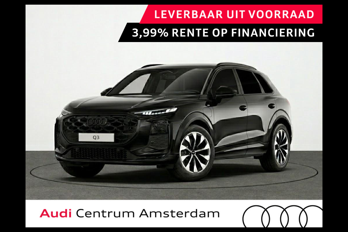Audi Q3 S edition e-hybrid 272 pk | Techniekpakket plus | Panorama-glasdak | Optiekpakket zwart-glanzend | Trekhaak mech. zwenkbaar |