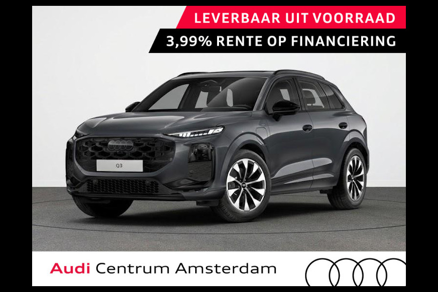 Audi Q3 S edition e-hybrid 272 pk | Panorama-glasdak | Techniekpakket plus | Trekhaak mech. zwenkbaar | Optiekpakket zwart-glanzend |
