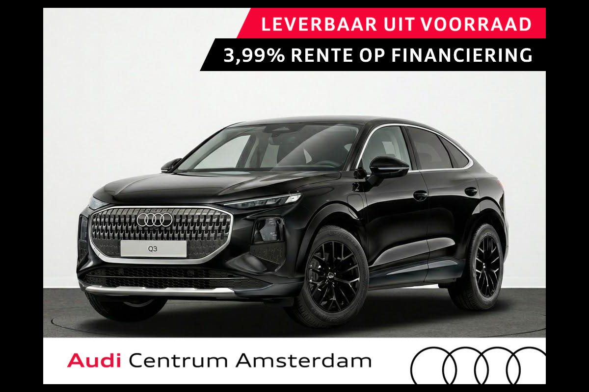 Audi Q3 Sportback Advanced edition e-hybrid 272 pk | Techniek pakket | Ambiente verlichting | Bagagenet | Privacy glas |
