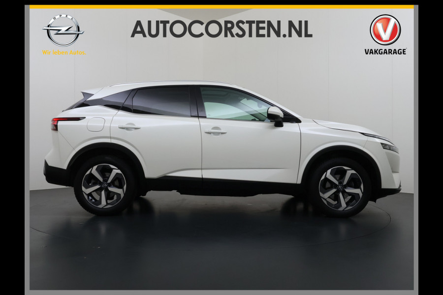 Nissan QASHQAI 1.3T 158PK MHEV Automaat Xtronic Panoramadak Trekhaak Adap.Cruise Navi Ecc 360°Camera Android Auto Apple Carplay Pdc N-Connecta Privacy Glas Lmv Full-Led DAB Bluetooth Lane Assist Rijstrooksensor Wifi Dealeronderhouden 1e Eigenaar Origineel Nederlandse Auto