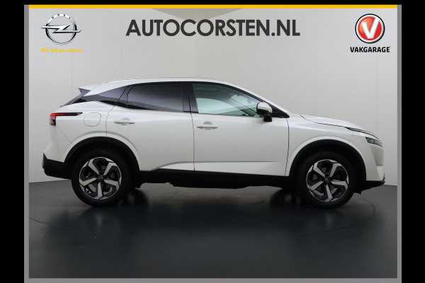 Nissan QASHQAI 1.3T 158PK MHEV Automaat Xtronic Panoramadak Trekhaak Adap.Cruise Navi Ecc 360°Camera Android Auto Apple Carplay Pdc N-Connecta Privacy Glas Lmv Full-Led DAB Bluetooth Lane Assist Rijstrooksensor Wifi Dealeronderhouden 1e Eigenaar Origineel Nederlandse Auto