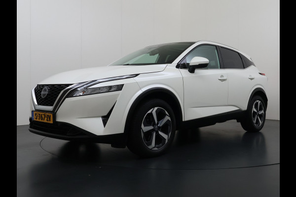 Nissan QASHQAI 1.3T 158PK MHEV Automaat Xtronic Panoramadak Trekhaak Adap.Cruise Navi Ecc 360°Camera Android Auto Apple Carplay Pdc N-Connecta Privacy Glas Lmv Full-Led DAB Bluetooth Lane Assist Rijstrooksensor Wifi Dealeronderhouden 1e Eigenaar Origineel Nederlandse Auto