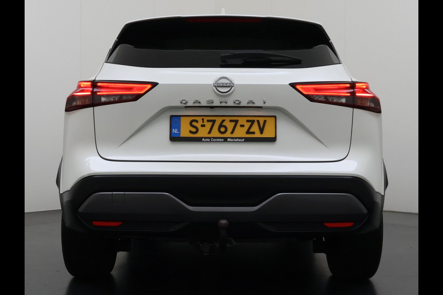 Nissan QASHQAI 1.3T 158PK MHEV Automaat Xtronic Panoramadak Trekhaak Adap.Cruise Navi Ecc 360°Camera Android Auto Apple Carplay Pdc N-Connecta Privacy Glas Lmv Full-Led DAB Bluetooth Lane Assist Rijstrooksensor Wifi Dealeronderhouden 1e Eigenaar Origineel Nederlandse Auto