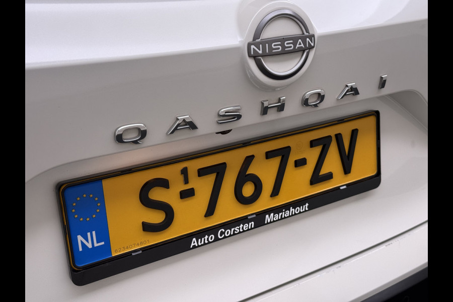 Nissan QASHQAI 1.3T 158PK MHEV Automaat Xtronic Panoramadak Trekhaak Adap.Cruise Navi Ecc 360°Camera Android Auto Apple Carplay Pdc N-Connecta Privacy Glas Lmv Full-Led DAB Bluetooth Lane Assist Rijstrooksensor Wifi Dealeronderhouden 1e Eigenaar Origineel Nederlandse Auto