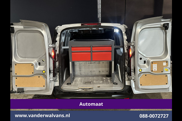 Ford Transit Connect 1.5 EcoBlue 120pk Automaat L2H1 Inrichting Euro6 Airco | 2x Zijdeur | 3-Zits | Camera | Navigatie | Cruisecontrol Apple Carplay, Android Auto, Stoelverwarming, Verwarmde voorruit, Parkeersensoren, Bijrijdersbank