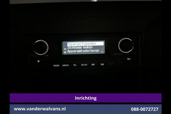 Mercedes-Benz Sprinter 311 CDI Automaat L3H2 *PostNL inrichting* Euro6 Airco | Camera | Schappen Doorloopdeur, 270 Gr. achterdeuren, Sidebars