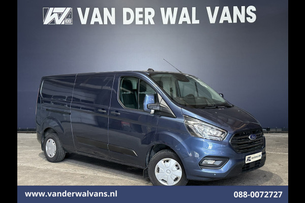 Ford Transit Custom 2.0 TDCI 131pk L2H1 Euro6 Airco | Camera | LED | Cruisecontrol | 2800kg Trekhaak Verwarmde voorruit, Parkeersensoren, Bijrijdersbank