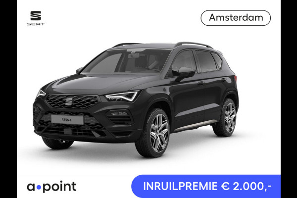 Seat Ateca 1.5 TSI FR Business Intense | Safe And Driving Pack XL | Velgen: 'Exclusive Cosmo Grey', 19 inch | Magic Black Metallic | Draadloze Carplay