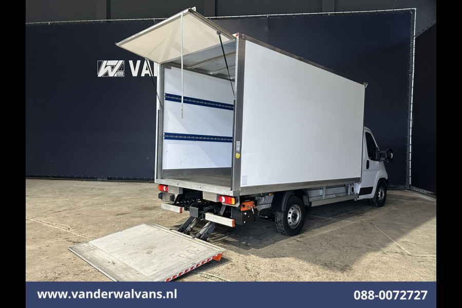 Fiat Ducato 2.2 MultiJet 140pk Bakwagen 222cm Hoog Laadklep Euro6 Airco | Camera | Cruisecontrol Bijrijdersbank, 3000kg trekvermogen