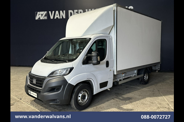 Fiat Ducato 2.2 MultiJet 140pk Bakwagen 222cm Hoog Laadklep Euro6 Airco | Camera | Cruisecontrol Bijrijdersbank, 3000kg trekvermogen