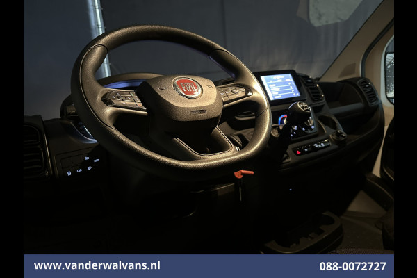 Fiat Ducato 2.2 MultiJet 140pk Bakwagen 222cm Hoog Laadklep Euro6 Airco | Camera | Cruisecontrol Bijrijdersbank, 3000kg trekvermogen