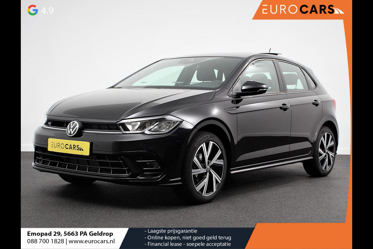 Volkswagen Polo 1.0 TSI DSG R-Line Panorama dak Navigatie App Connect/Apple Carplay/Android Auto Climate Control DAB LED Parkeer sensoren Camera Cruise control adaptieve Lichtmetalen velgen