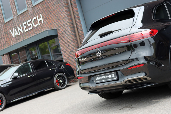 Mercedes-Benz EQS SUV 450+ AMG Line 108 kWh | Luchtvering | Hyperscreen | Achterasbesturing | Massage | Distronic+ | Entertainment Achter | Massage | Burmester | Verwarmd Stuurwiel | Tablet | HUD |