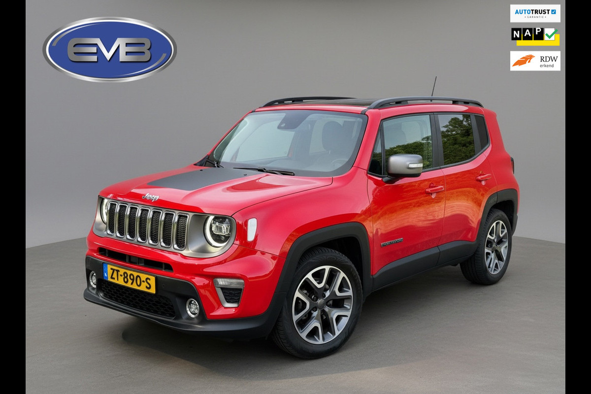Jeep Renegade 1.0T Limited, panoramadak,lederen interieur,parkeersensoren, NL auto met nap