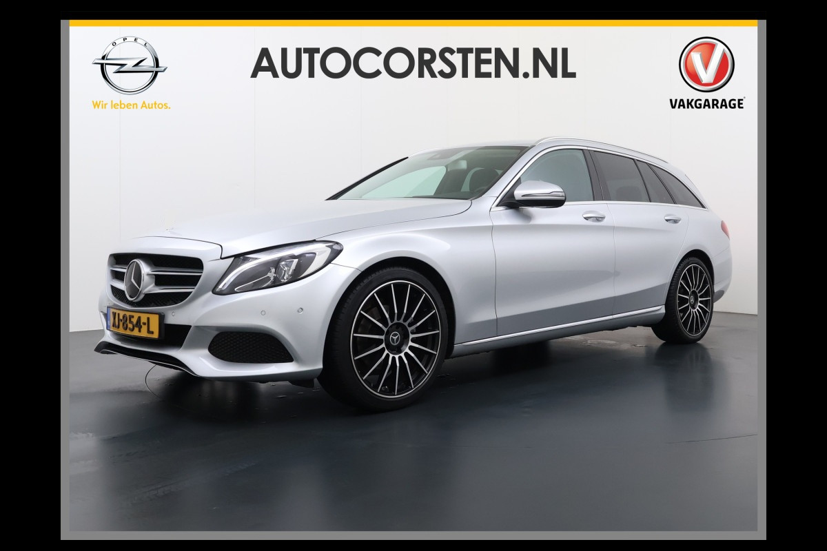 Mercedes-Benz C-Klasse Estate 180T 157PK Automaat Trekhaak Adap.Cruise Comfort-Stoelen Distronic Plus Navi Ecc Pdc Premium Plus Led Stoelverwarming Elek.Stoelen Elek.Achterklep Isofix Lmv 19" Bluetooth