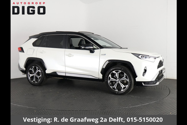 Toyota RAV4 2.5 Plug-in Hybrid AWD Bi-Tone Plus | 1500 KG trekgewicht | JBL Audio | Stoelverwarming & ventilatie | Memory Seats | Schuif-/Kanteldak | Navigatie