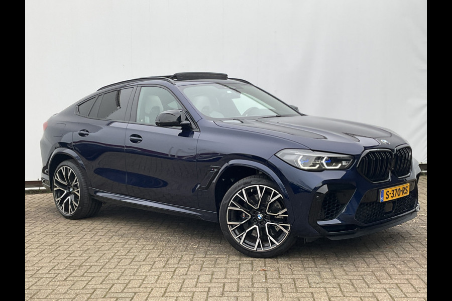 BMW X6 M Competition 626PK BTW Bowers&Wilkins Tanzanite Nachtzicht Massage Stoelverw+Koeling Trekhaak
