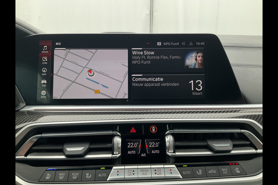 BMW X6 M Competition 626PK BTW Bowers&Wilkins Tanzanite Nachtzicht Massage Stoelverw+Koeling Trekhaak