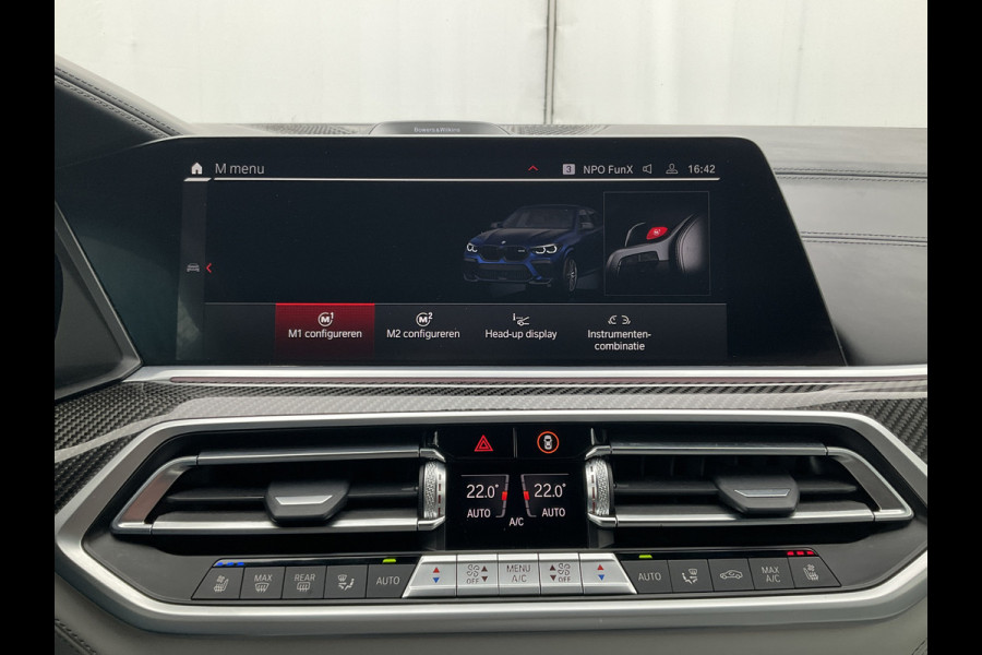 BMW X6 M Competition 626PK BTW Bowers&Wilkins Tanzanite Nachtzicht Massage Stoelverw+Koeling Trekhaak