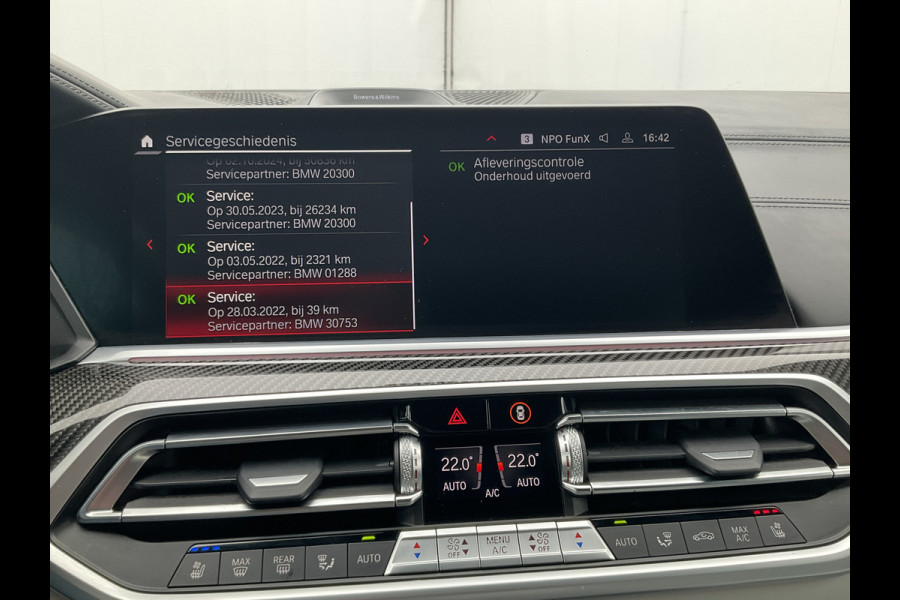 BMW X6 M Competition 626PK BTW Bowers&Wilkins Tanzanite Nachtzicht Massage Stoelverw+Koeling Trekhaak
