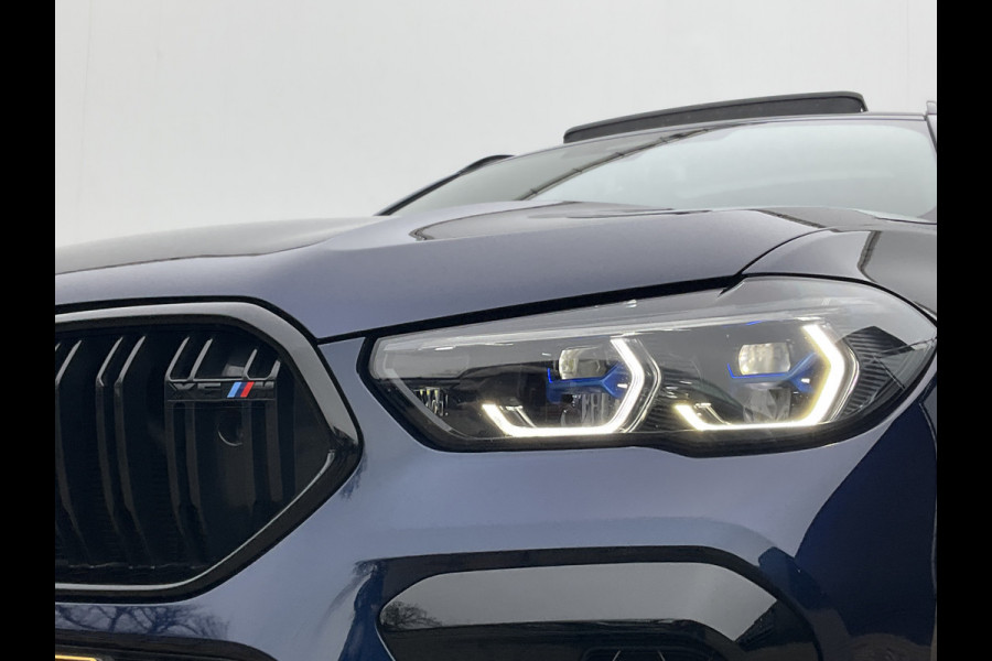 BMW X6 M Competition 626PK BTW Bowers&Wilkins Tanzanite Nachtzicht Massage Stoelverw+Koeling Trekhaak