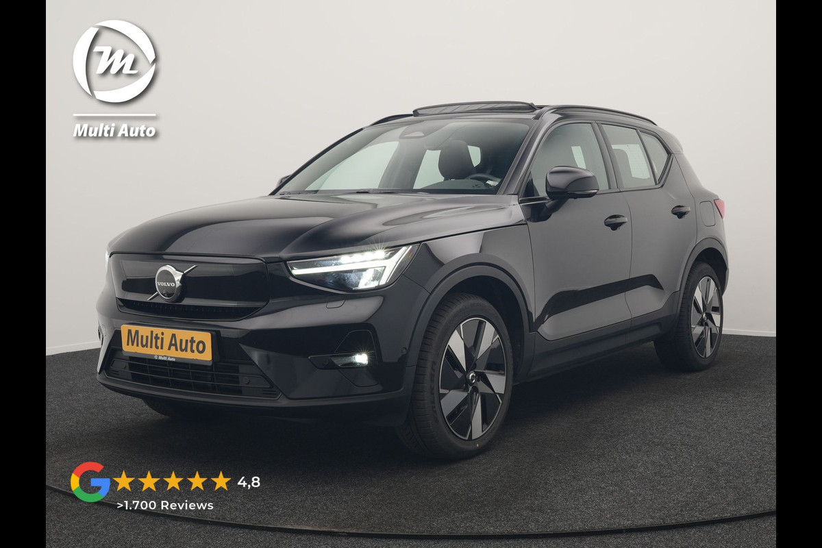 Volvo XC40 Single Motor Extended Range Ultimate 78 kWh 252pk Dealer O.H. | Panodak | Adaptive Cruise | 360 Camera | Harman / Kardon | Warmtepomp | Sportstoelen Memory & Verwarmd | Google Assistent | Keyless | Blis | Apple Carplay | DAB |