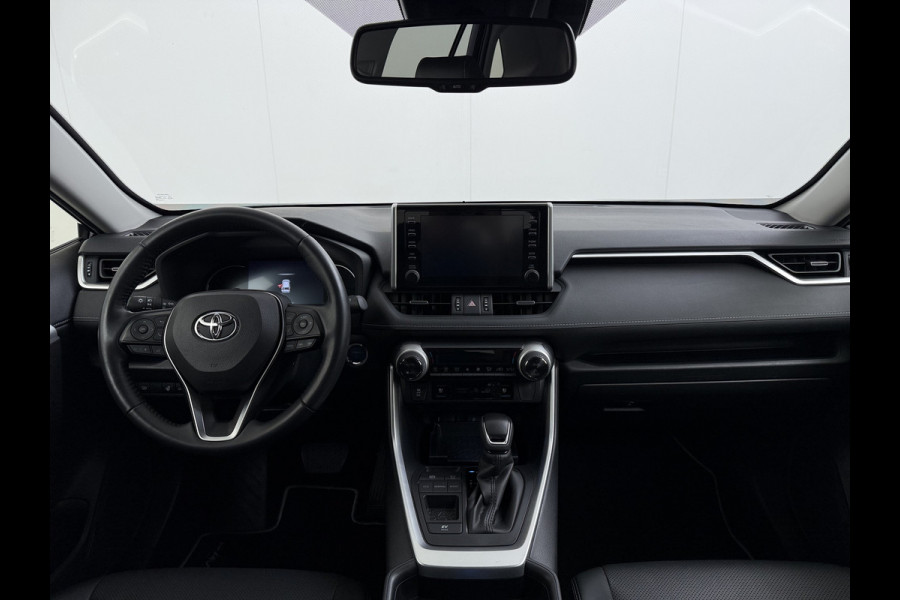 Toyota RAV4 2.5I Hybrid Leder+Verwarming+Memory Adap.Cruise Navi Camera Ecc Apple Carplay Android Auto Miracast™ Elek.Achterklep Active Stuur+Voorruit+Achterbankverwarming Keyless Lane Assist Privacy Glas Lmv Elek.Stoel Bluetooth Led