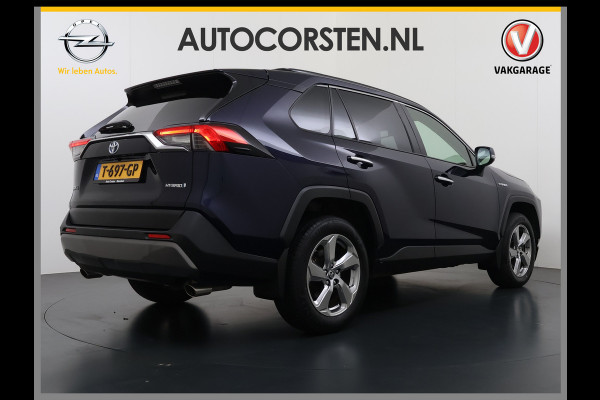 Toyota RAV4 2.5I Hybrid Leder+Verwarming+Memory Adap.Cruise Navi Camera Ecc Apple Carplay Android Auto Miracast™ Elek.Achterklep Active Stuur+Voorruit+Achterbankverwarming Keyless Lane Assist Privacy Glas Lmv Elek.Stoel Bluetooth Led