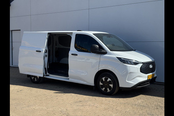 Ford E-Transit Custom 71kWh 140PK Elektrisch 344km WLTP 2300kg Trekvermogen BEV Snelladen Stoel + Stuur verwarming LED Adaptieve Cruise Camera Carplay Parkeersensoren v+a