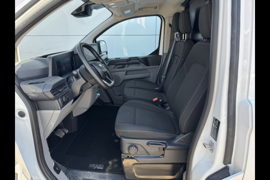 Ford E-Transit Custom 71kWh 140PK Elektrisch 344km WLTP 2300kg Trekvermogen BEV Snelladen Stoel + Stuur verwarming LED Adaptieve Cruise Camera Carplay Parkeersensoren v+a