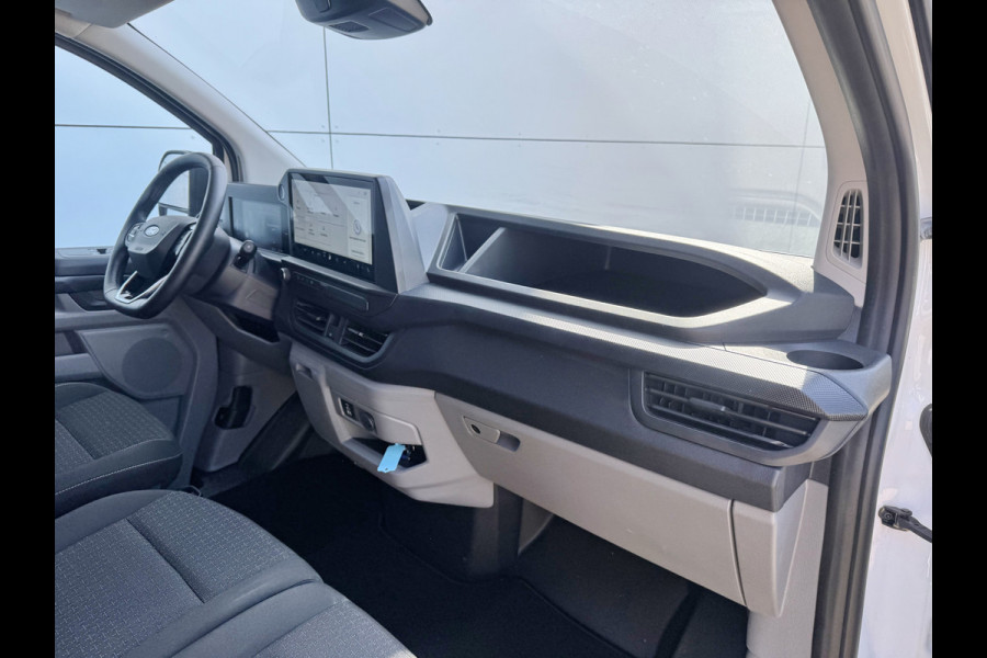 Ford E-Transit Custom 71kWh 140PK Elektrisch 344km WLTP 2300kg Trekvermogen BEV Snelladen Stoel + Stuur verwarming LED Adaptieve Cruise Camera Carplay Parkeersensoren v+a