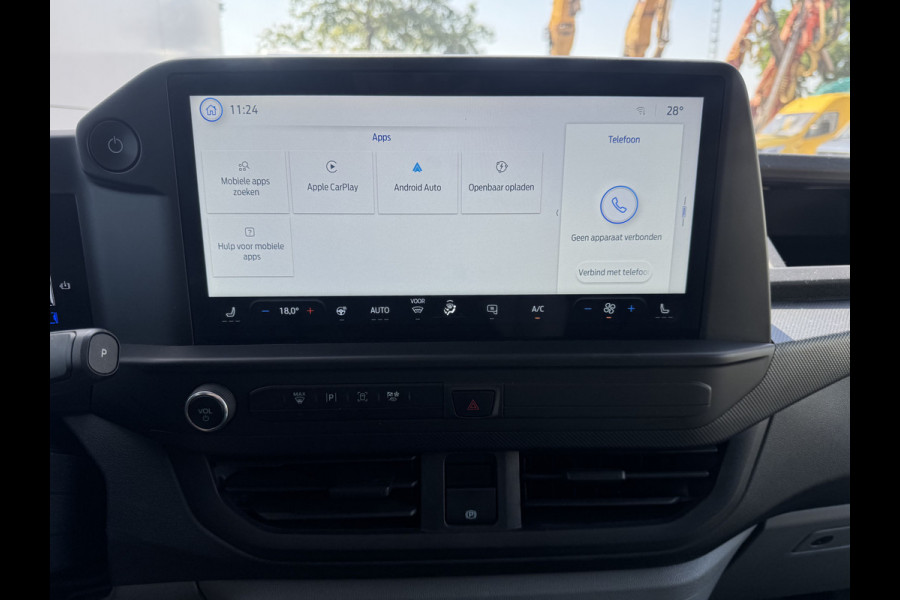 Ford E-Transit Custom 71kWh 140PK Elektrisch 344km WLTP 2300kg Trekvermogen BEV Snelladen Stoel + Stuur verwarming LED Adaptieve Cruise Camera Carplay Parkeersensoren v+a