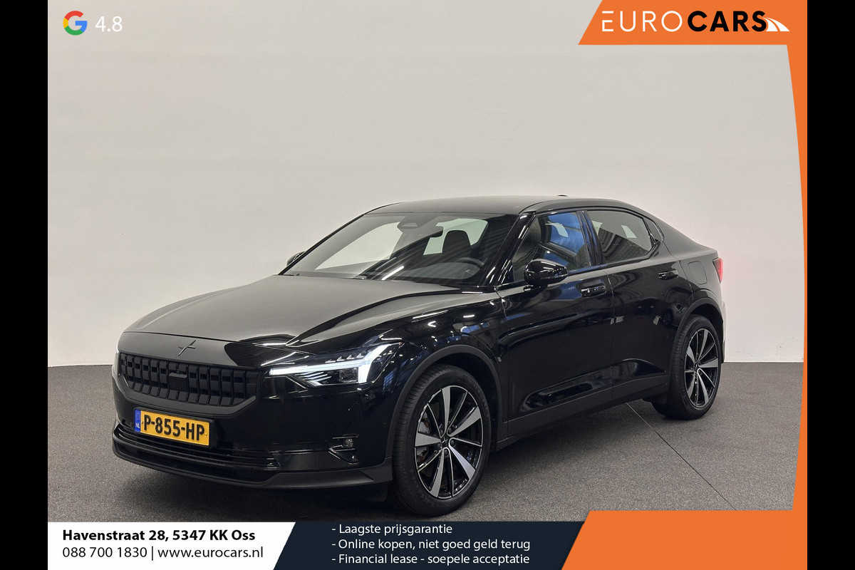 Polestar 2 Long Range Single Motor 78 kWh Airco ECC Navi Carplay PDC VA+ El. Stoel + Memory Full LED Adaptive Cruise Control Pilot Pack