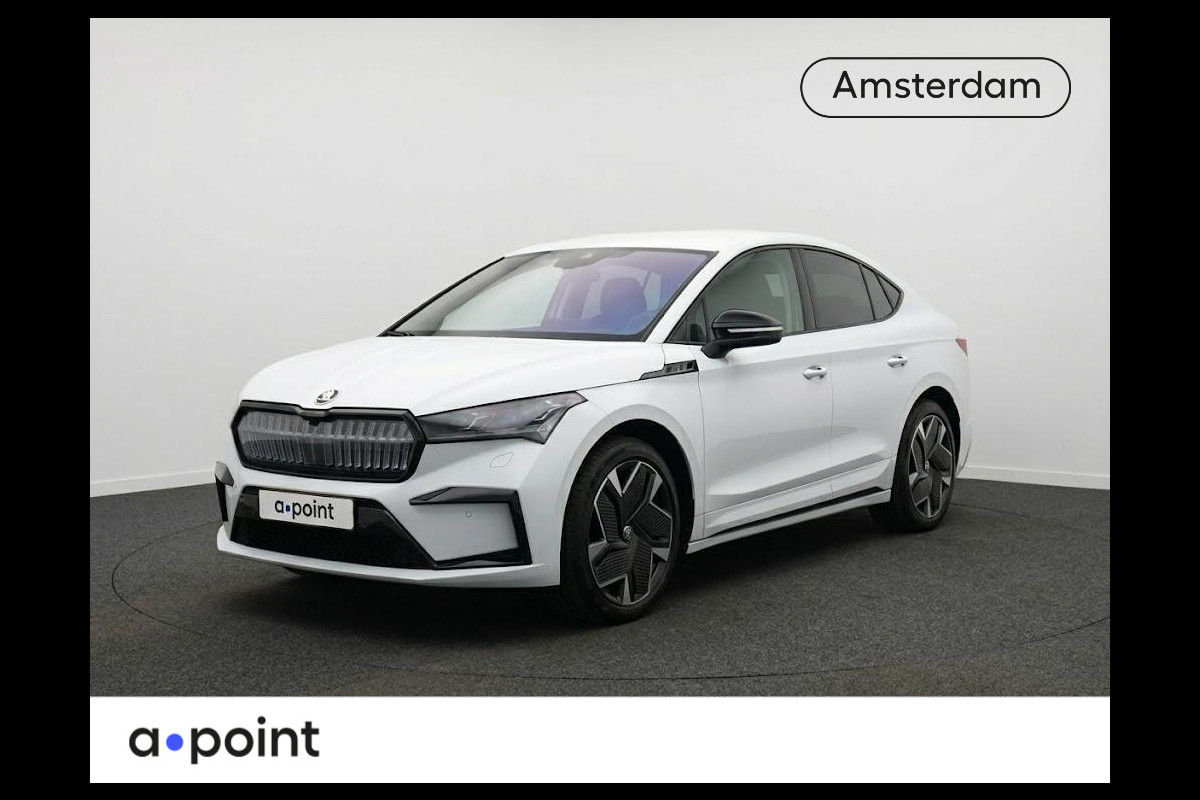 Škoda ENYAQ Coupé iV 80 RS 299PK | Panoramadak | Lederen bekleding | Elektrisch verstelbare voorstoelen met geheugen en massage | Apple Carplay /- Android auto