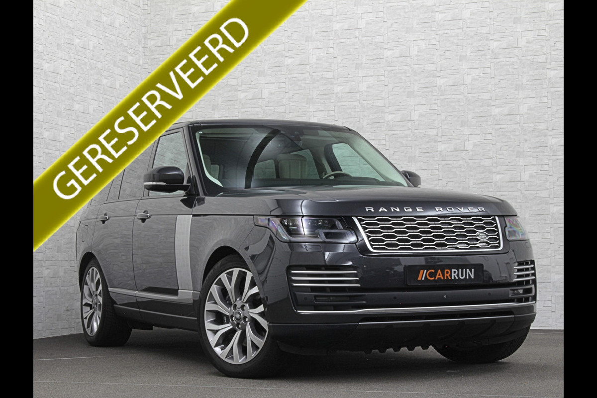 Land Rover Range Rover P400 404pk Hybrid Autobiography | Dealer Onderhouden | Nieuw Accu-Pakket | Panorama | ACC | 360 Camera | 34850,= ex btw | Massage | Stoelventilatie V+A | ISO-Glas | Meridian-Sound | Memory Achter | Alcantara Hemelbekleding | Elektrische Achter-Stoelen | Stoelverwarming V+A | 4-Zone Clima | Keyless-Entry | Luchtvering |