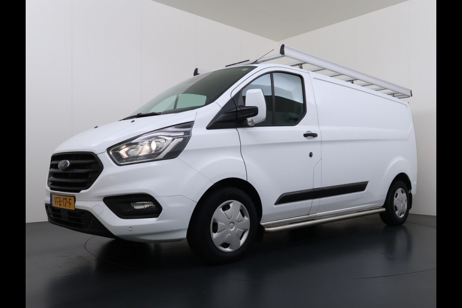 Ford Transit Custom 340 2.0TDCI 130PK L2H1 Sortimo Inperiaal+Ladder Trekhaak Cruise Control Airco Stoelverwarming Pdc Trend Betonplex Vloer Wandbetimmering Inbouwkasten Led